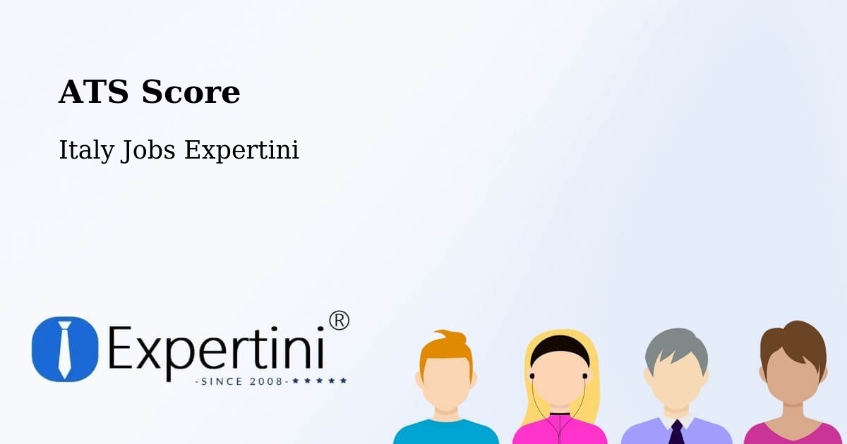 Resume ATS Score & Job Description Match Tool – Saronno - Italy Jobs Expertini