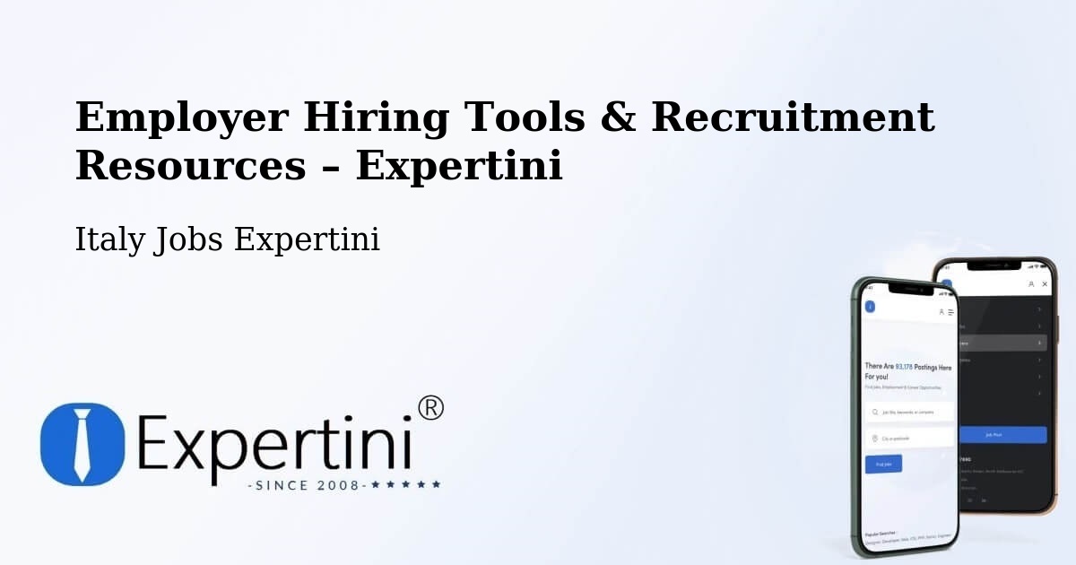 Employer Hiring Tools & Recruitment Resources – Saronno - Saronno, Italy Jobs Expertini