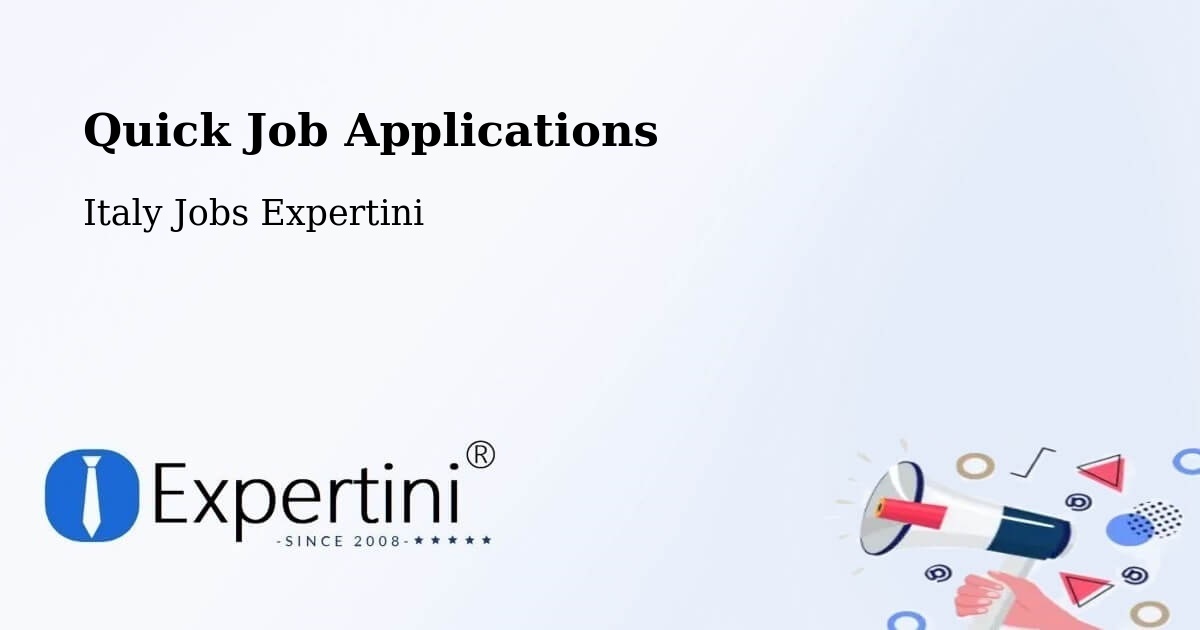 Quick Apply Feature – Saronno - Italy Jobs Expertini