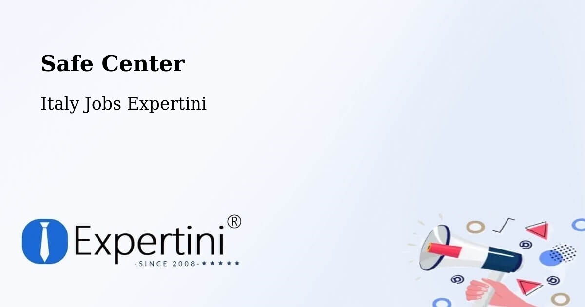 Safety Center – Saronno - Italy Jobs Expertini